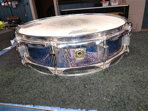 Ludwig Classic Maple Piccolo Snare 1997 Blue Marble Reverb