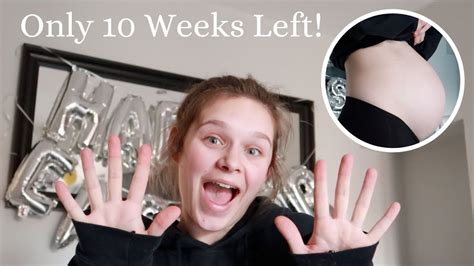 30 Week Pregnancy Update Teen Pregnancy Isolation Belly Shot YouTube