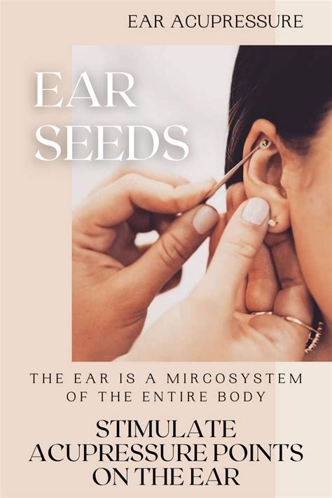 Ear Acupressure Ear Seeds Acupressure Acupressure Points