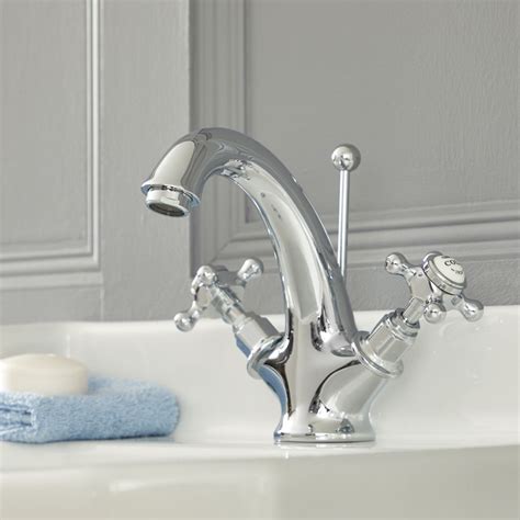 Milano Elizabeth Traditional Crosshead Mono Basin Mixer Tap Choice Of Finish