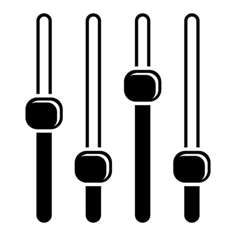 Premium Vector Volume Bar Icon Vector Illustration Logo Template Design