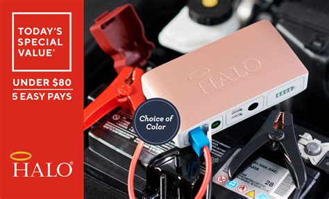 If you don't have jumper cables, you have to find a good samaritan who not only is willing to assist you but who has jumper cables as well. (QVC) HALO Bolt Compact Portable Charger & Car Jump Starter - TVShoppingQueens