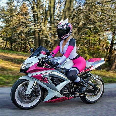 Motorcycles Bikers And More Foto Pink Motorcycle Motorbike Girl