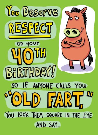 Funny Birthday Card Old Fart Th From Cardfool Hot Sex Picture