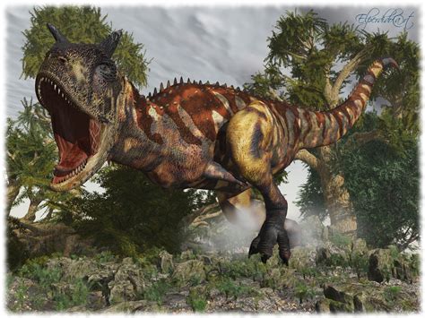 Carnotauro Ou Carnotaurus Dinos Tephix