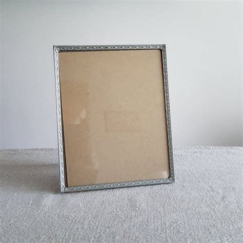 8 x 10 silver metal picture frame w moderate etsy canada metal