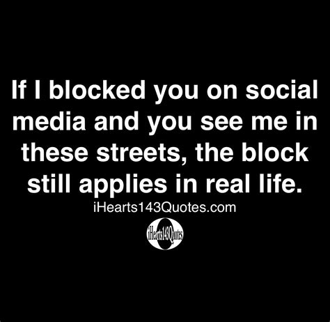 You Blocked Me Quotes