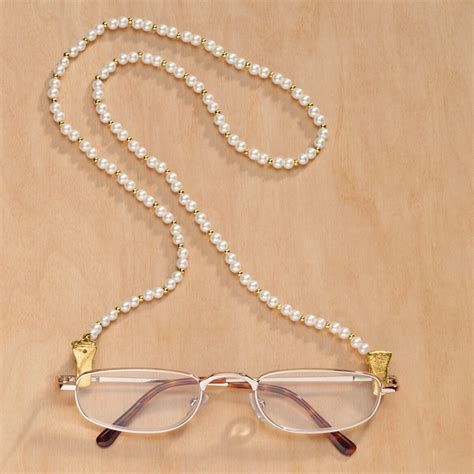 beaded eyeglass chain pearl eyeglass chain easy comforts