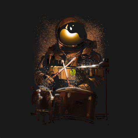 Astronaut Space Drummer Astronaut Space Drummer T Shirt Teepublic