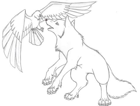 Anime Wolf Pack Coloring Pages Coloring Home