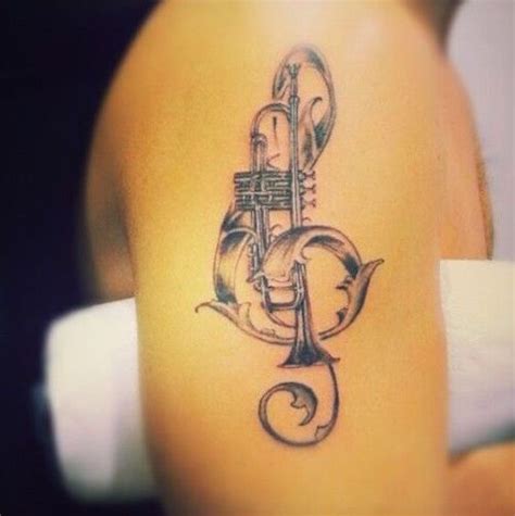 10 Truly Great Trumpet Tattoo Ideas Music Tattoos