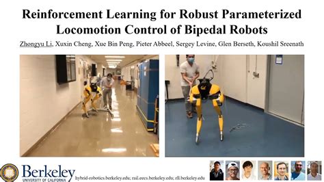 Reinforcement Learning For Robust Parameterized Locomotion Control Of