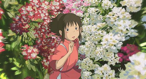 Chihiro Spirted Away Studio Ghibli Anime Girls Flowers Wallpaper