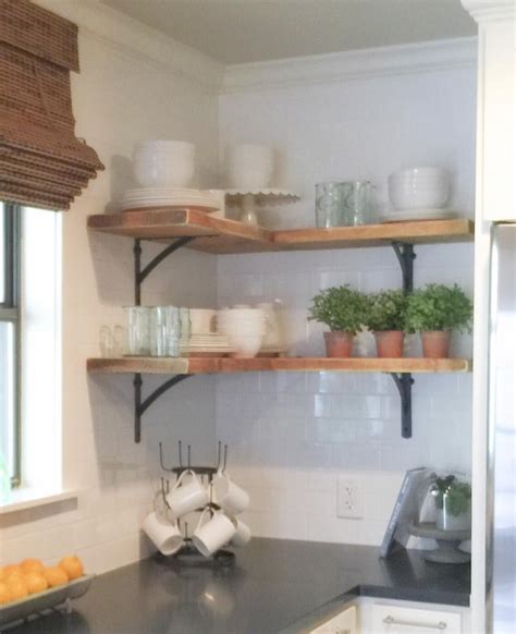Three open shelves provide a place to put framed family photos, potted plants, or that new accent piece you love, while down below is a cabinet perfect this coastal farmhouse billy corner cabinet measures 22.5 x 15 x 24 and fits easily into corners for accessible storage without taking up too. Shanty Sisters on Instagram: "Simple corner shelves! We ...