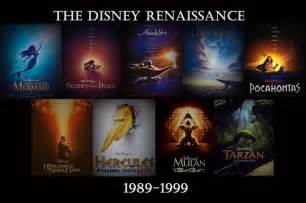 This list skips hybrid films like mary poppins, the reluctant dragon, etc. The Disney Renaissance. In my opinion, some of the best ...