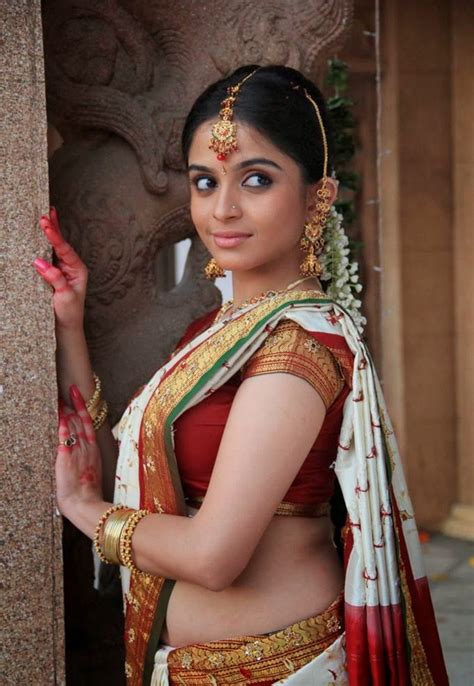 Actress Sheena Shahabdi Traditional Saree Photo Shoot