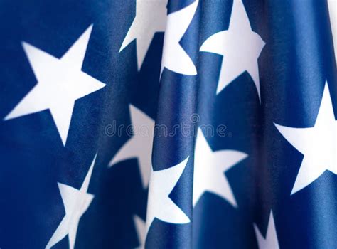 United States Of America National Flagred White And Blue Stripes And