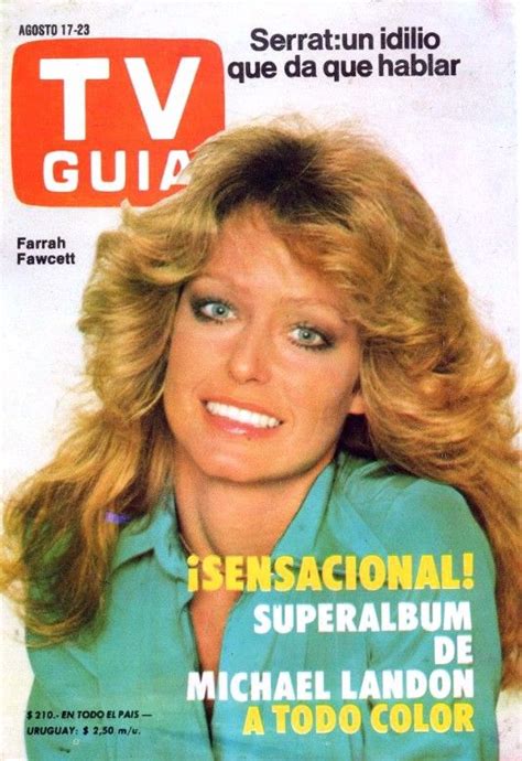 Farrahs Famous Do Made The Cover Of Portugals Tv Guide Magazine