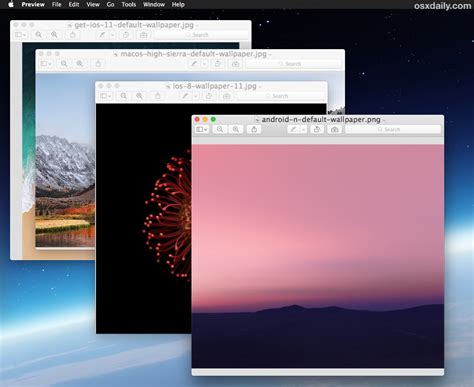 How to Open All Images Into One Window in Preview for Mac