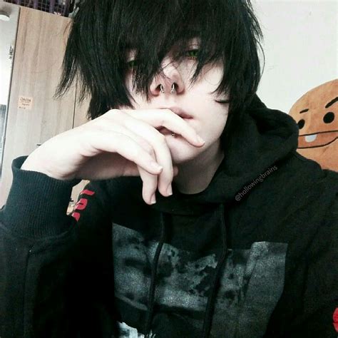 30 Trends Ideas Aesthetic Emo Boy With Black Hair Ring