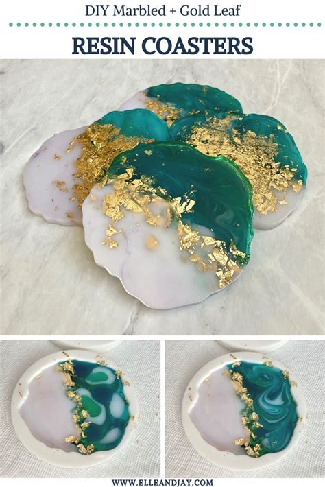 Diy Marbled Resin Coasters Elle And Jay Diy Resin Art Diy Resin Mold Epoxy Resin Art