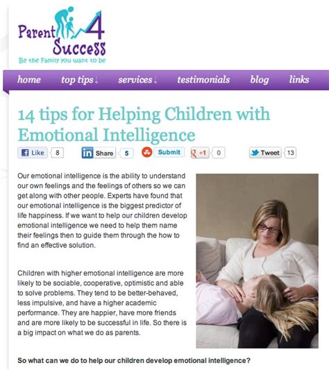 14 Tips For Helping Children With Emotional Intelligence