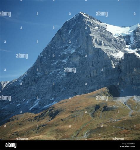 Eiger Mountain Kleine Scheidegg Switzerland Stock Photo Alamy