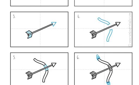 How To Draw A Bow And Arrow My How To Draw Otosection