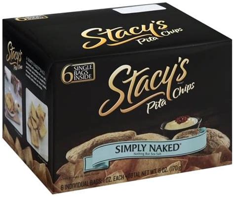 Stacys Simply Naked Single Bags Pita Chips Ea Nutrition Information Innit