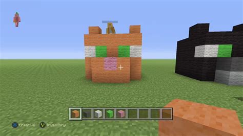 How To Build A Minecraft Cat Head 3 Youtube