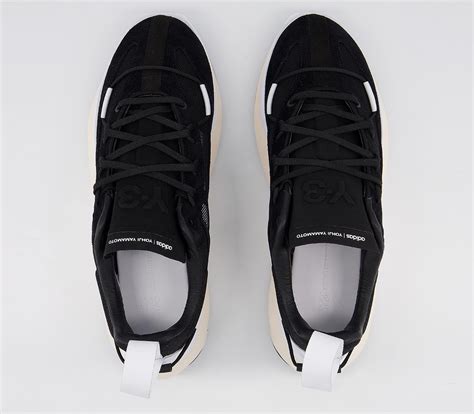 Adidas Y3 Y 3 Shiku Run Trainers Black Core White Ecru Tint Unisex Sports