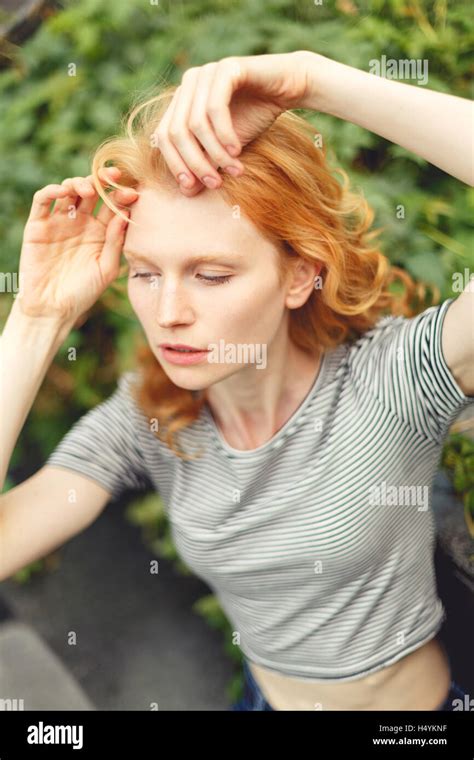 Ginger Short Hair Hi Res Stock Photography And Images Alamy