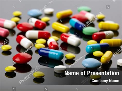 Medicaments Drug Pills Powerpoint Template Medicaments Drug Pills