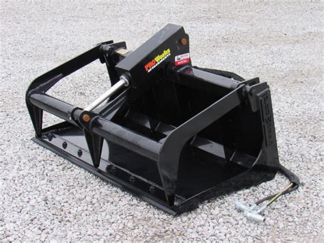 48″ Compact Tractor Single Cylinder Solid Bottom Bucket Grapple With