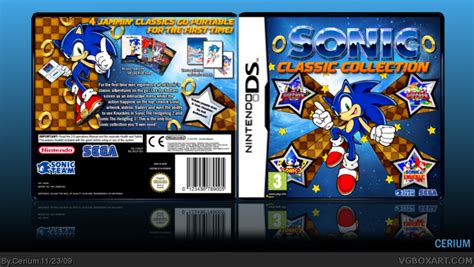 Sonic Classic Collection Nintendo Ds Box Art Cover By Cerium