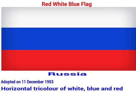 Red White Blue Flag Countries Symbolize Meaning And Fact Flag Infos