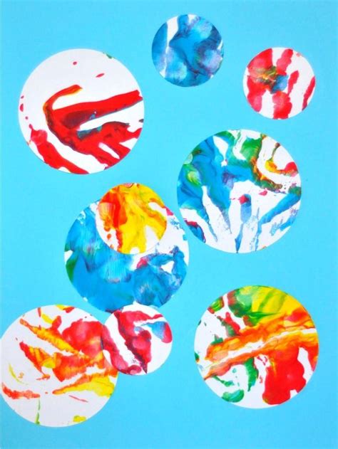 Monoprinting Easy Art For Toddlers And Preschoolers Toddler Art