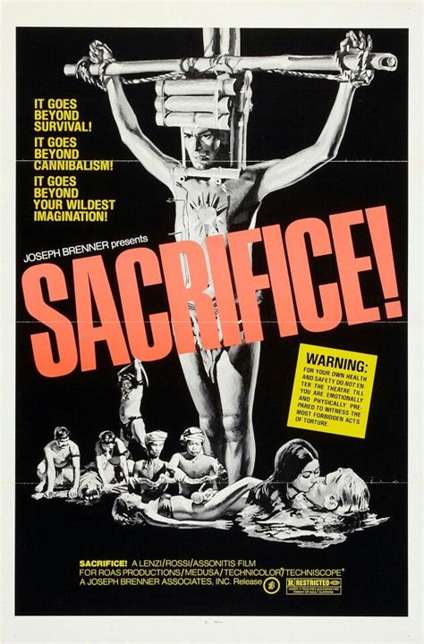 Sacrifice 1972 All Horror Movies Horror Movie Posters Poster