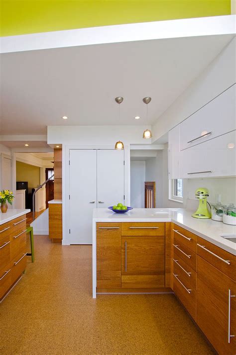 Sustainable Style Cozy Cork Floor Ideas For Your Modern Kitchen Decoist