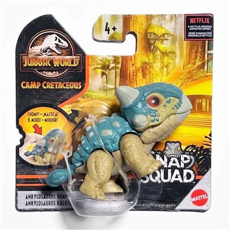 Mattel Jurassic World Snap Squad Ankylosaurus Bumpy Camp Cretaceous £13