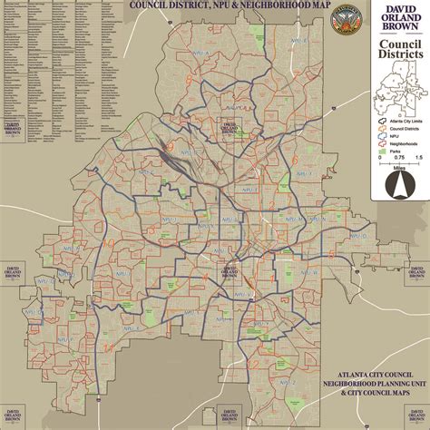 Atlanta City Limits Map