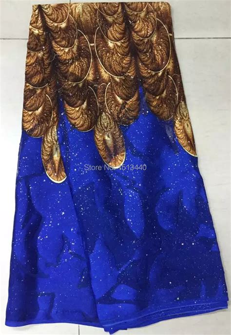 5 yards lot nysl6918 5 wholesale african polyester silk lace fabric for wedding high quality