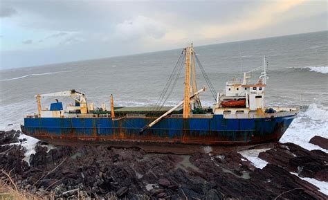One Year After Grounding Abandoned Cargo Ship Continues To Pose A