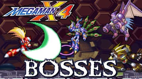 Mega Man X4 Bosses Zero No Damage Youtube