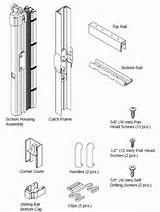 Pictures of Reliabilt Sliding Door Parts
