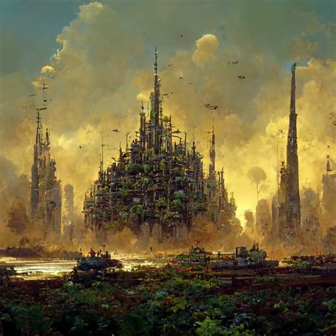 Prompthunt Warhammer 40k Hive City In Nature