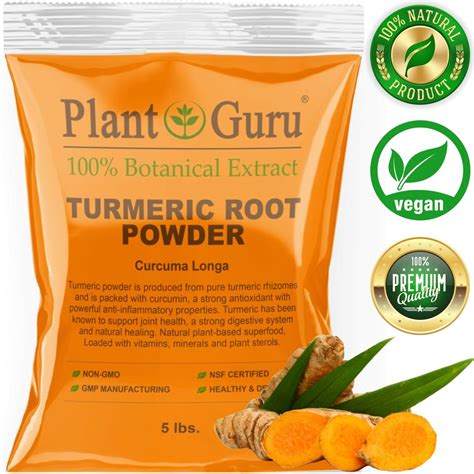 Turmeric Root Powder Lbs Curcumin Curcuma Longa Raw Pure Tumeric