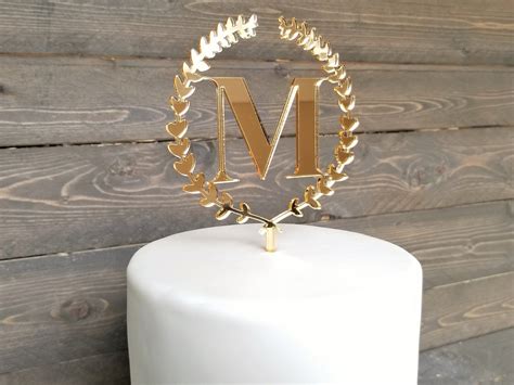 Personalized Monogram Wedding Cake Topper Cake Topper Wedding