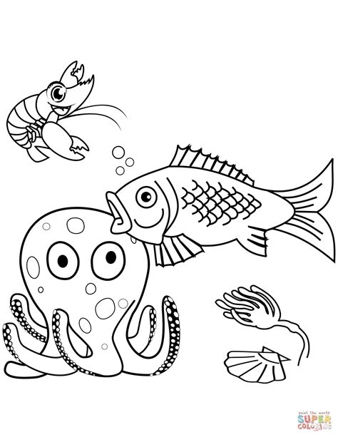 Soulmuseumblog Marine Life Coloring Pages