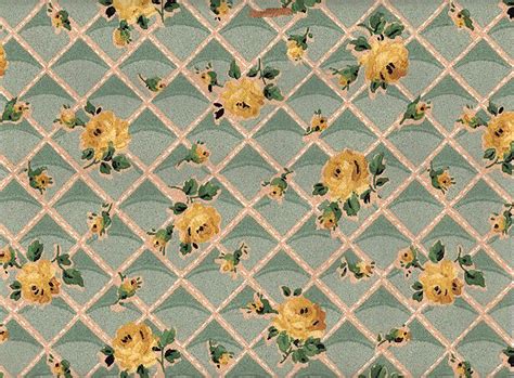 12 Vintage Wallpapers Cabbage Roses And More The
